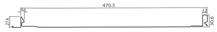 징크강판 — 470폭/370폭(골판/평판) — 징크강판-대(평판)