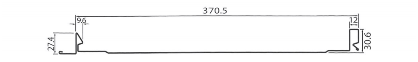징크강판 — 470폭/370폭(골판/평판) — 징크강판-중(평판)